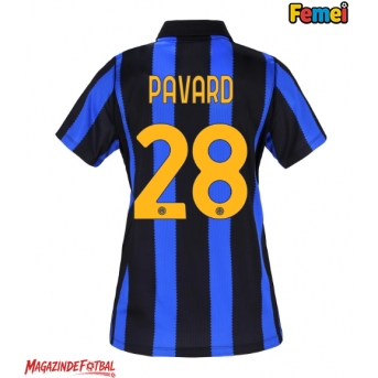 Inter Milan Benjamin Pavard #28 Tricou Fotbal Replică 2026-27 Femei Acasa